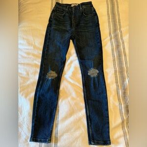 We The Free Button Up Jeans (one button missing)